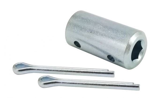 Kupplungsstück Sechskant-Welle auf Sechskant-Welle (7 mm) - Eden Shop - Haus, Garten und Zubehör