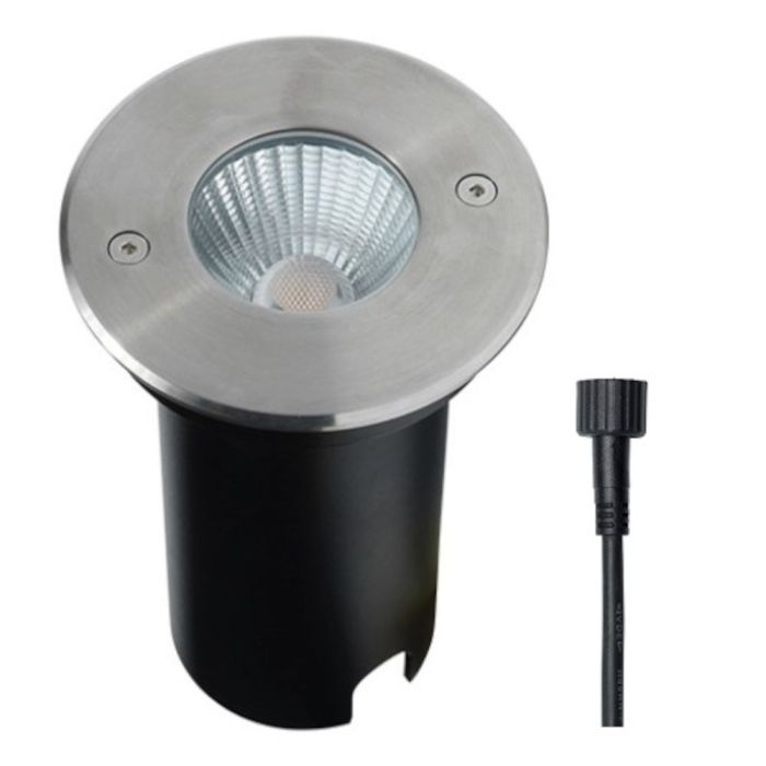 Cree LED Bodeneinbaustrahler Serpa | Warm Weiß | 10 Watt | Runde | 24 Volt - Eden Shop - Haus, Garten und Zubehör