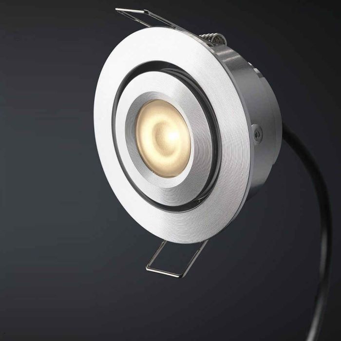 Cree LED Einbaustrahler Veranda Toledo los | Kippbar | Warm Weiß | 3 Watt - Eden Shop - Haus, Garten und Zubehör