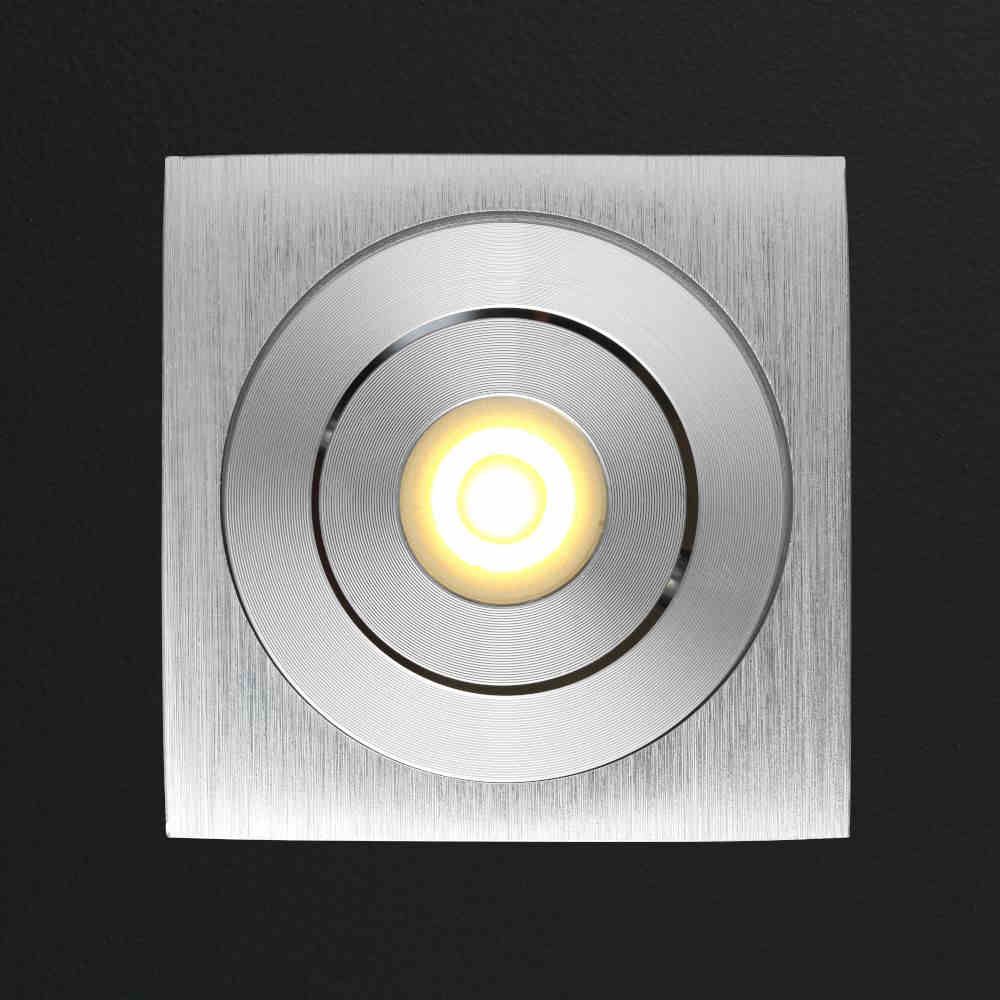 Cree LED Einbaustrahler Veranda Soria Eckig los | Warm Weiß | 3 Watt - Eden Shop - Haus, Garten und Zubehör