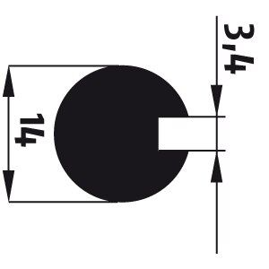 J4 Wellenadapter Nut; 14 x 60°; Gewindestift M5x5 eingedreht - Eden Shop - Haus, Garten und Zubehör