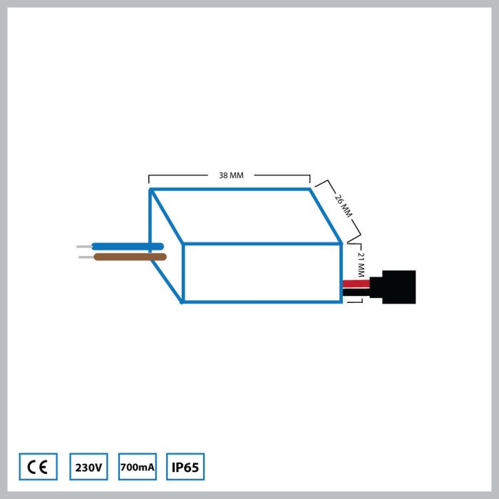 Hamulight LED Transformator | 4 Watt | 350 mA - Eden Shop - Haus, Garten und Zubehör