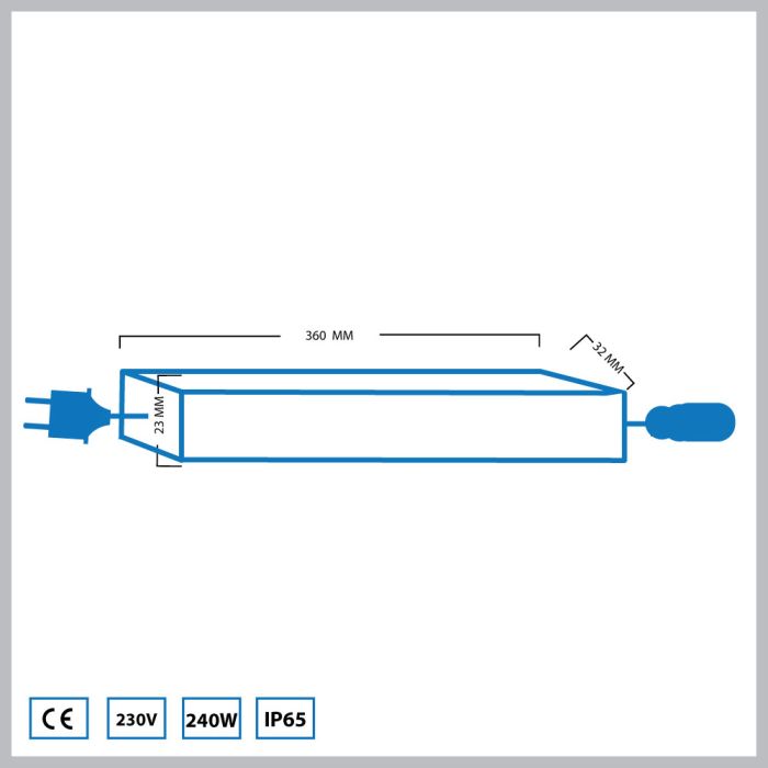 Hamulight LED Transformator | Veranda | 240 Watt | 24 Volt - Eden Shop - Haus, Garten und Zubehör