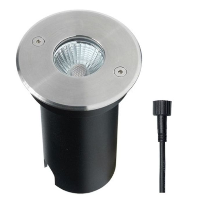 Cree LED Bodeneinbaustrahler Lisbon | Warm Weiß | 5 Watt | Runde | 24 Volt - Eden Shop - Haus, Garten und Zubehör