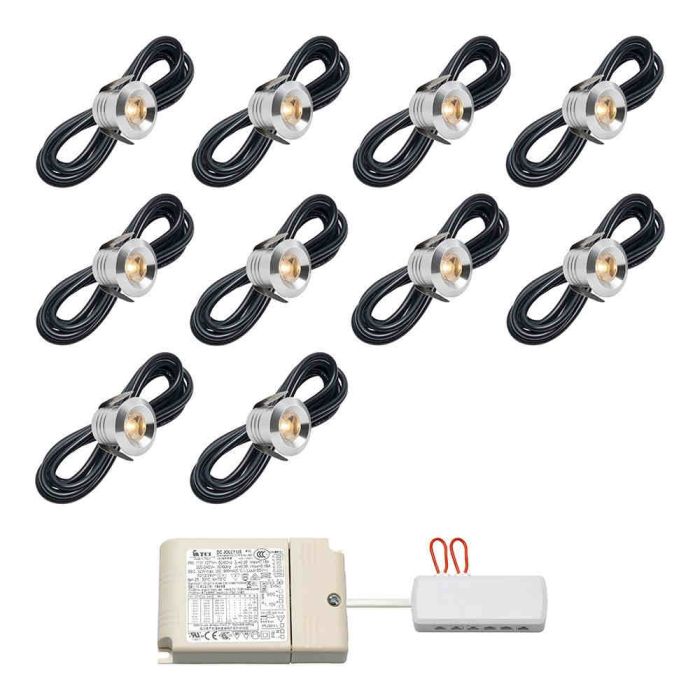 Cree LED Einbaustrahler Veranda Marbella io | Warm Weiß | Set mit 6, 8, 10 oder 12 Stück - Eden Shop - Haus, Garten und Zubehör