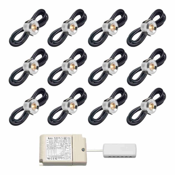 Cree LED Einbaustrahler Veranda Marbella io | Warm Weiß | Set mit 6, 8, 10 oder 12 Stück - Eden Shop - Haus, Garten und Zubehör