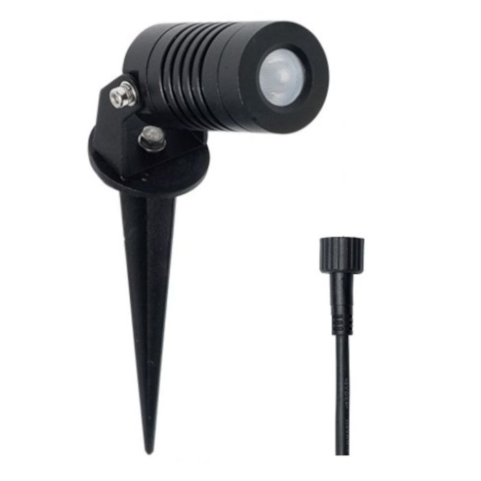 Cree LED Erdspießstrahler Tomar | Warm Weiß | 3 Watt | Kippbar | 24 Volt - Eden Shop - Haus, Garten und Zubehör